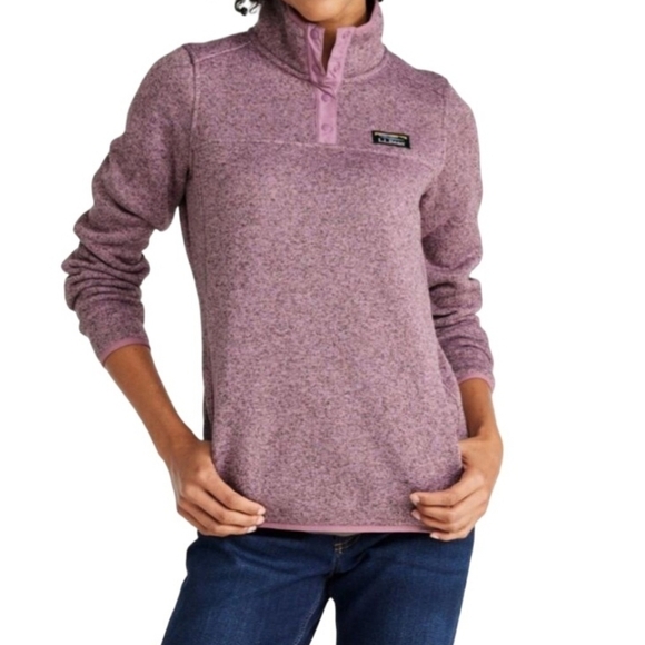 L.L. Bean Sweater Fleece Pullover Size M - Picture 3 of 7